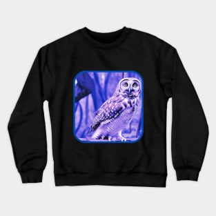 Purple Owl in the Bayou Crewneck Sweatshirt